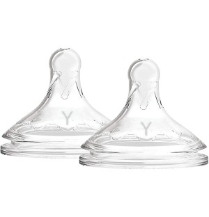 Tetina Silicona Boca Ancha Options+ - Dr Brown´S Natural Flow (Cereales 2 U)