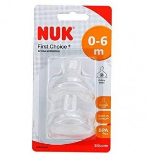 Tetina Silicona Anticolico - Nuk First Choice+ (T-1 S 2 Tetinas)