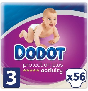 Pañal Infantil - Dodot Protection Plus Activity (T- 3 06-10 Kg 56 U)