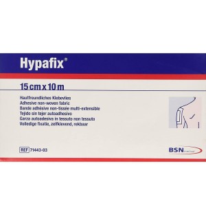 Hypafix - Gasa Adhesiva Para Fijacion De Apositos (1 Unidad 10 M X 15 Cm)