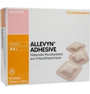 Allevyn Aposit Adhesiv 7,5X7,5 10 Uni