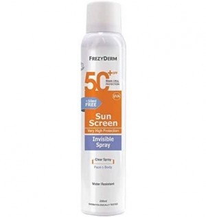 Sun Screen Spray Invisible Spf50+ - Frezyderm (1 Envase 200 Ml)
