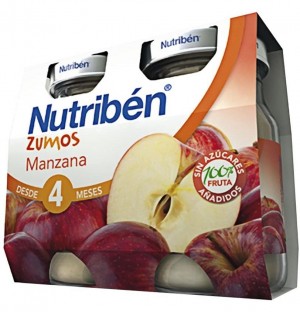 Nutriben Zumo Manzana Bipack. - Alter