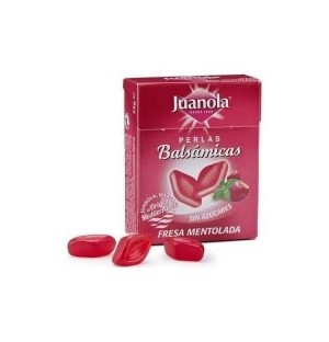 Juanola Perlas Fresa Mentolada (1 Envase 25 G)