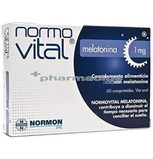 Normovital Melatonina (1 Mg 60 Comprimidos)