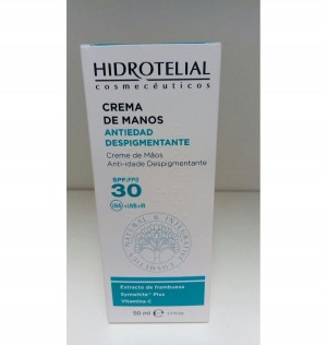 Hidrotelial Crema Manos Antiedad Despigmentante - Spf 30 (1 Envase 50 Ml)