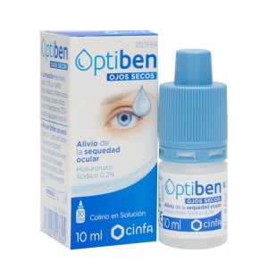 Optiben Ojos Secos Gotas (1 Frasco 10 Ml)