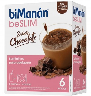 Bimanan Beslim Sustitutivo Batido (6 Sobres 50 G Sabor Chocolate)