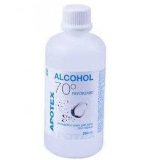 Alcohol 70º - Apotex (1 Frasco 250 Ml)