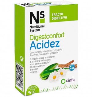 Ns Digestconfort Acidez (30 Comprimidos Para Chupar)