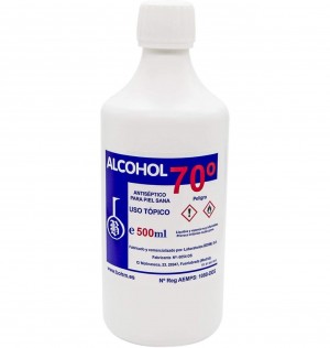 Alcohol 70º - Bohm (1 Frasco 500 Ml)