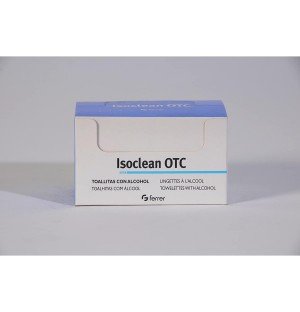 Isoclean Otc Toallitas - Alcohol Isopropilico Al 70% (50 Toallitas)