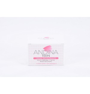 Andina Teen O (Crema Decolorante 1 Tarro 30 Ml + Polvo 1 Tubo 10 Ml)