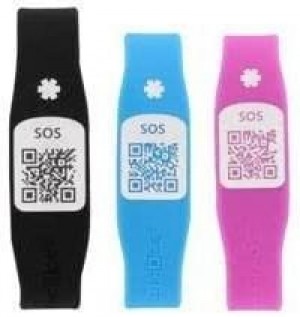 Pulsera Identificacion Silincode Qr (Azul T- Xs)