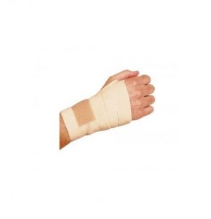 Muñequera - Medilast Velcro (1 Unidad Talla Mediana Color Gris Liso)