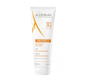 Aderma Protect Leche SPF50+, 250 ml. - A-Derma