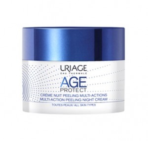 Age Protect Crema de Noche Peeling Multiacción, 50 ml. - Uriage