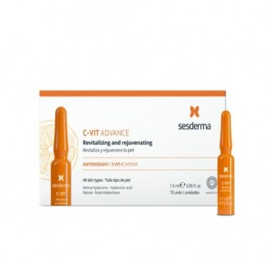 C VIT Advance Ampollas Revitalizantes, 10 X 1.5 ml. - Sesderma