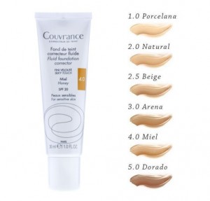 Couvrance Maquillaje Fluido Tono (04) Miel, 30 ml. - Avene
