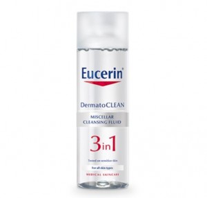 DermatoCLEAN 3 in 1 Solución Micelar Limpiadora, 400 ml. - Eucerin