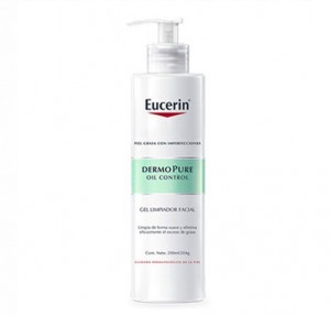 Dermopure Oil Control Gel Limpiador Facial, 200 ml. - Eucerin