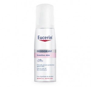 Desodorante Piel Sensible Spray 24h, 75 ml. - Eucerin