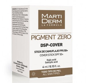 Pigment Zero DSP-Cover Stick SPF 50+, 4 ml. - Martiderm