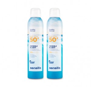 Duplo Invisible & Light Body Spray SPF50+, 200 ml. + 200 ml. - Sensilis