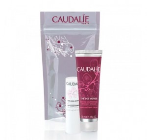 Duo Invierno Crema para Manos y Uñas The des Vignes, 30 ml.+ Stick de labios, 4,5 gr. - Caudalie
