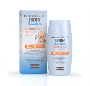Fotoprotector Fusión Fluid Mineral Baby Pediatrics SPF 50, 50 ml. - Isdin