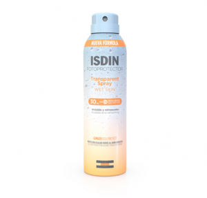 Fotoprotector Transparent Spray Wet Skin SPF 30, 250 ml. - Isdin