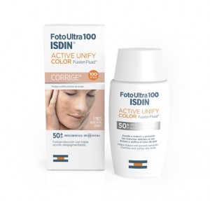 Foto Ultra 100 Active Unify Color Fusion Fluid SPF 50+, 50 ml. - Isdin