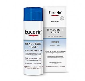 Hyaluron-Filler Textura Enriquecida Crema de Noche, 50 ml. - Eucerin