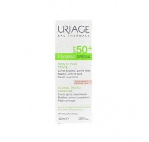 Hyséac 3 Regul con Color SPF 50+, 40 ml. - Uriage