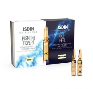 Isdinceutics Day&Night Rutina Antimanchas, 10 ampollas de 2 ml. y 10 ampollas de 2 ml. - Isdin