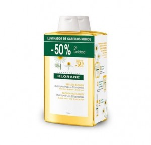Pack Champú a la Camomila, 400 + 400 ml. - Klorane