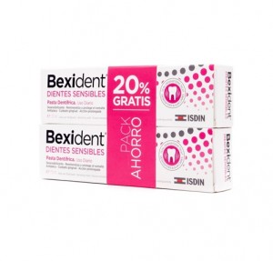 Pack Bexident Dientes Sensibles, 75 ml. + 75 ml. - Isdin