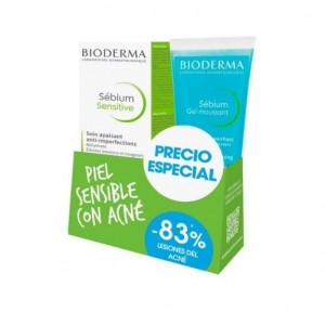 Pack Piel Sensible Sébium Sensitive, 30 ml. + Sébium Gel Moussant, 100 ml.- Bioderma