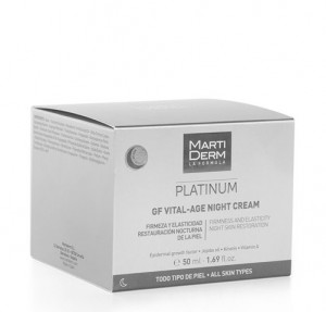 Platinum GF Vital - Age Night Cream, 50 ml. - Martiderm