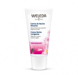 Rosa Mosqueta Crema Facial de Noche Alisante, 30 ml. - Weleda 