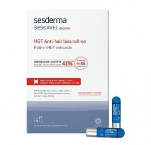 Seskavel Growth Roll-on Anticaída Ampollas, 30 x 4 ml. - Sesderma