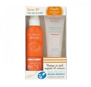 Spray Solar SPF 50+ Ultraprotección, 200 ml. + Gel de Ducha, 100 ml. de Regalo! - Avene