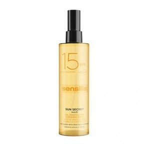 Sun Secret Aceite Protector Cabello Expuesto Spf 15, 100 ml . - Sensilis