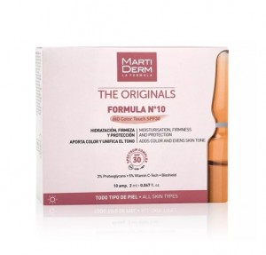The Originals Formula Nº 10 HD Color Touch SPF30, 10 Ampollas x 2 ml. - Martiderm