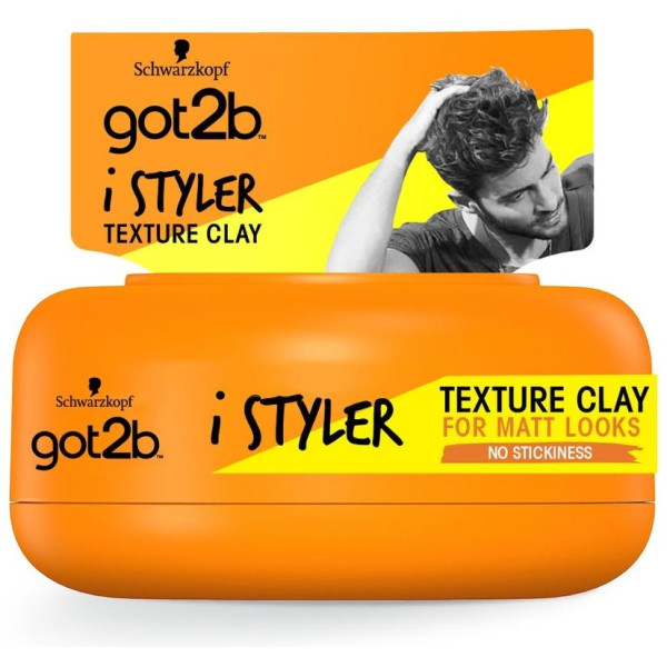 Schwarzkopf Got2B Istylers Texture Clay Fijador 75Ml