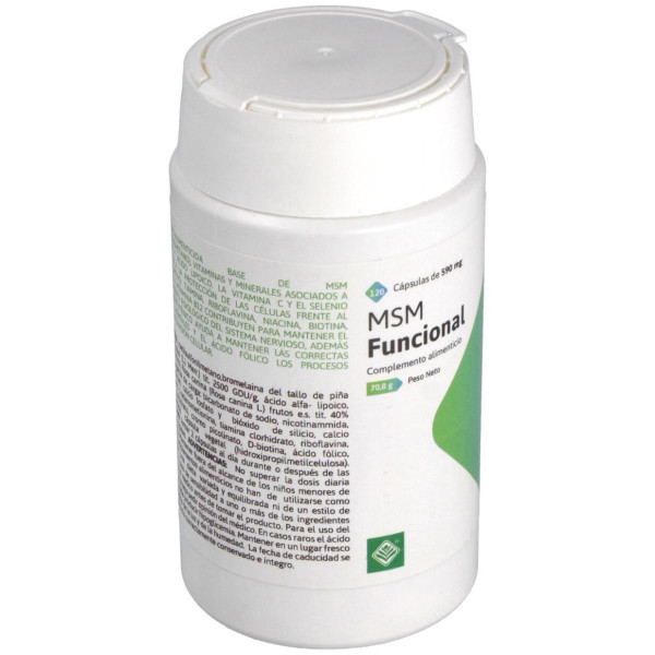 Msm Funcional 500Mg. 120Cap.