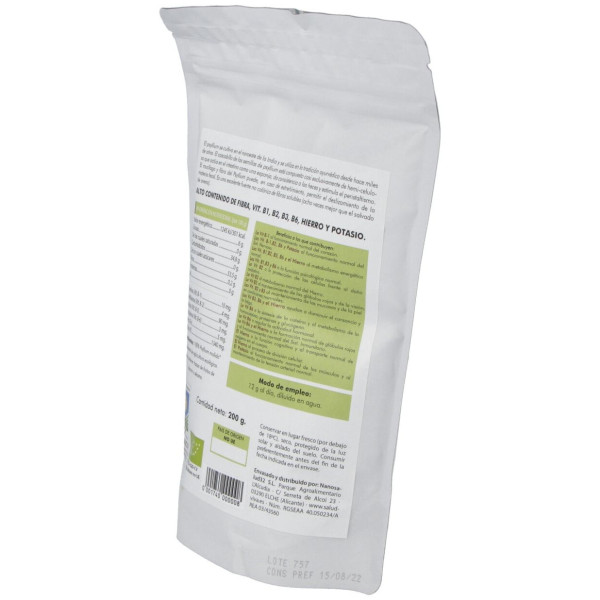 Psyllium Cascara 200Gr. Bio Sg S/A Vegan