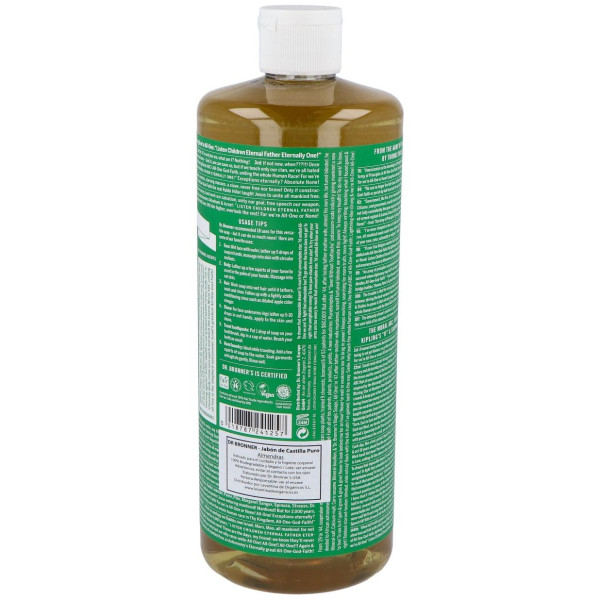 Dr. Bronner'S Jabón Líquido Almendras Bio 945Ml