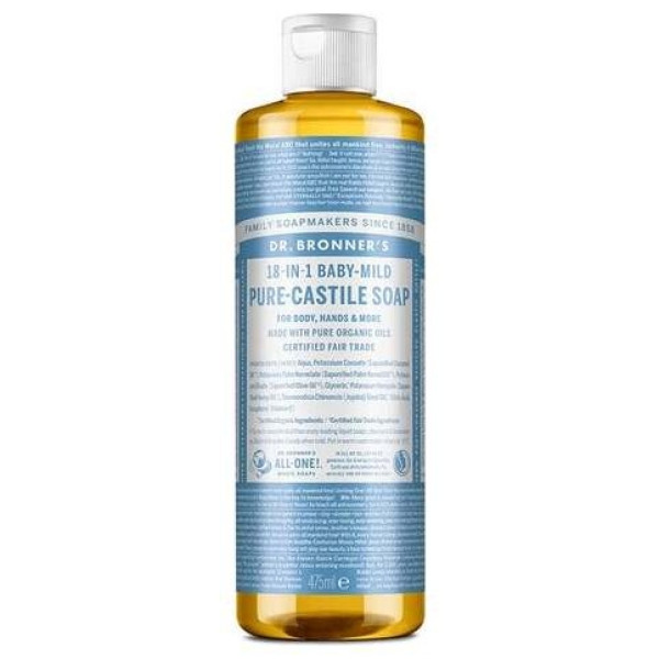 Dr. Bronner'S Jabón Neutro Líquido Bebé Bio 475Ml