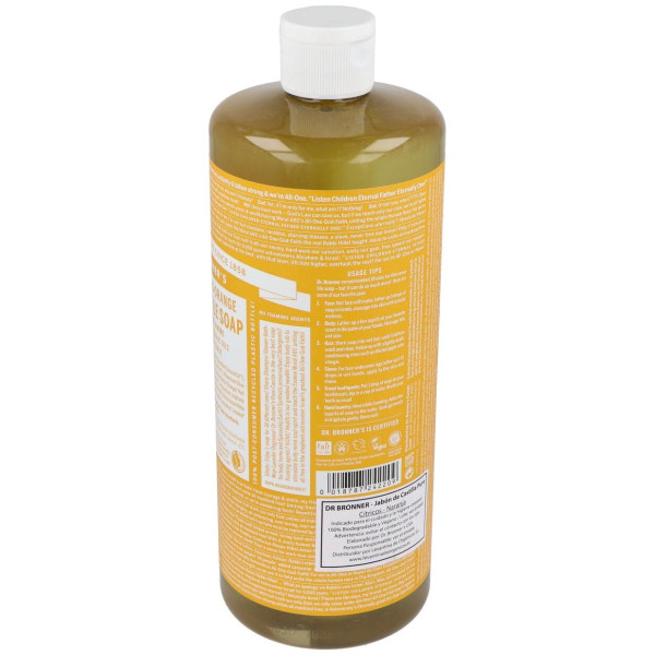 Dr. Bronner'S Jabón Líquido Cítricos Naranja Bio 945Ml